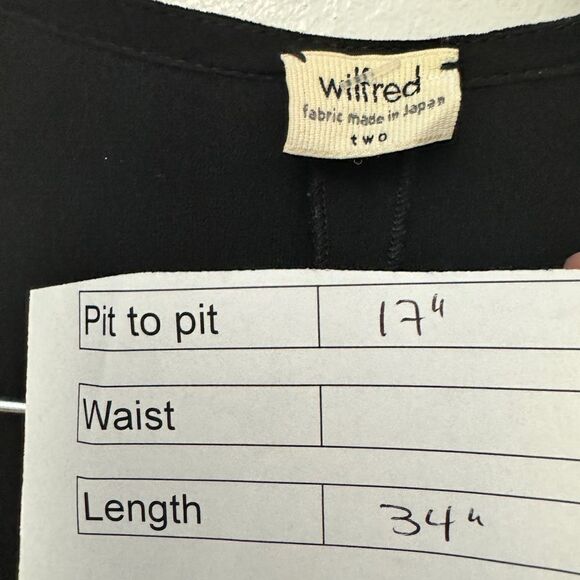 Wilfred Wrap Dress Black - Picture 7 of 7